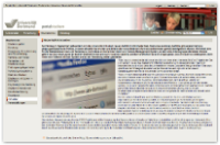 Beim Komplett-Relaunch des zentralen Web-Auftritts der Universität Dortmund waren wir zunächst als technische Berater in Sachen Machbarkeit, Usability und Fragen der Barrierefreiheit involviert.
Später führten wir die XHTML/CSS-Umsetzung des Designs einer Dortmunder Kommunikationsagentur, an dessen Entstehung wir im Vorfeld ebenfalls zentral beteiligt waren, durch. Dabei kam es insbesondere auf strenge Einhaltung der BITV-Verordnung (Barrierefreiheit), Browserkompatibilität und Erhaltung von Layout und Funktionalität auch bei geringen Bildschirmauflösungen an.
Seit 3. September ist die Universität nun im neuen Kleid online.